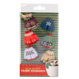 Brand New! Ugly Sweater Drink Markers